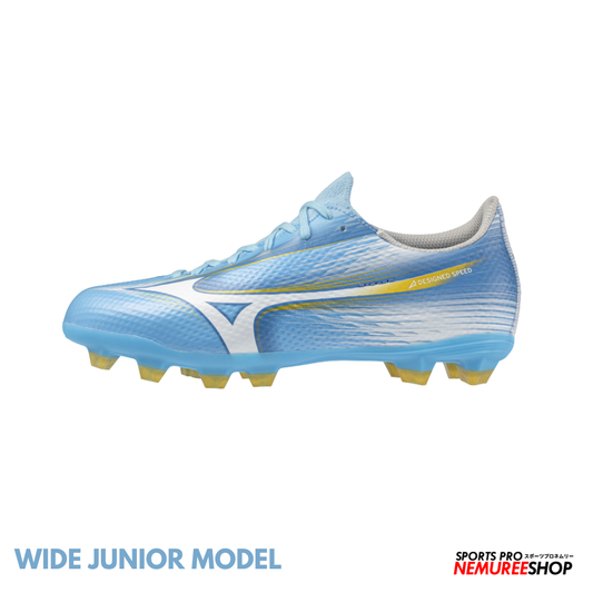 MIZUNO Football Shoes ALPHA 3 JR WIDE (CELESTE / WHITE)