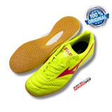 MIZUNO Futsal Shoes MORELIA SALA ELITE IN (SAFETY YELLOW/RED) - Nemuree Shop - Online Sports Store