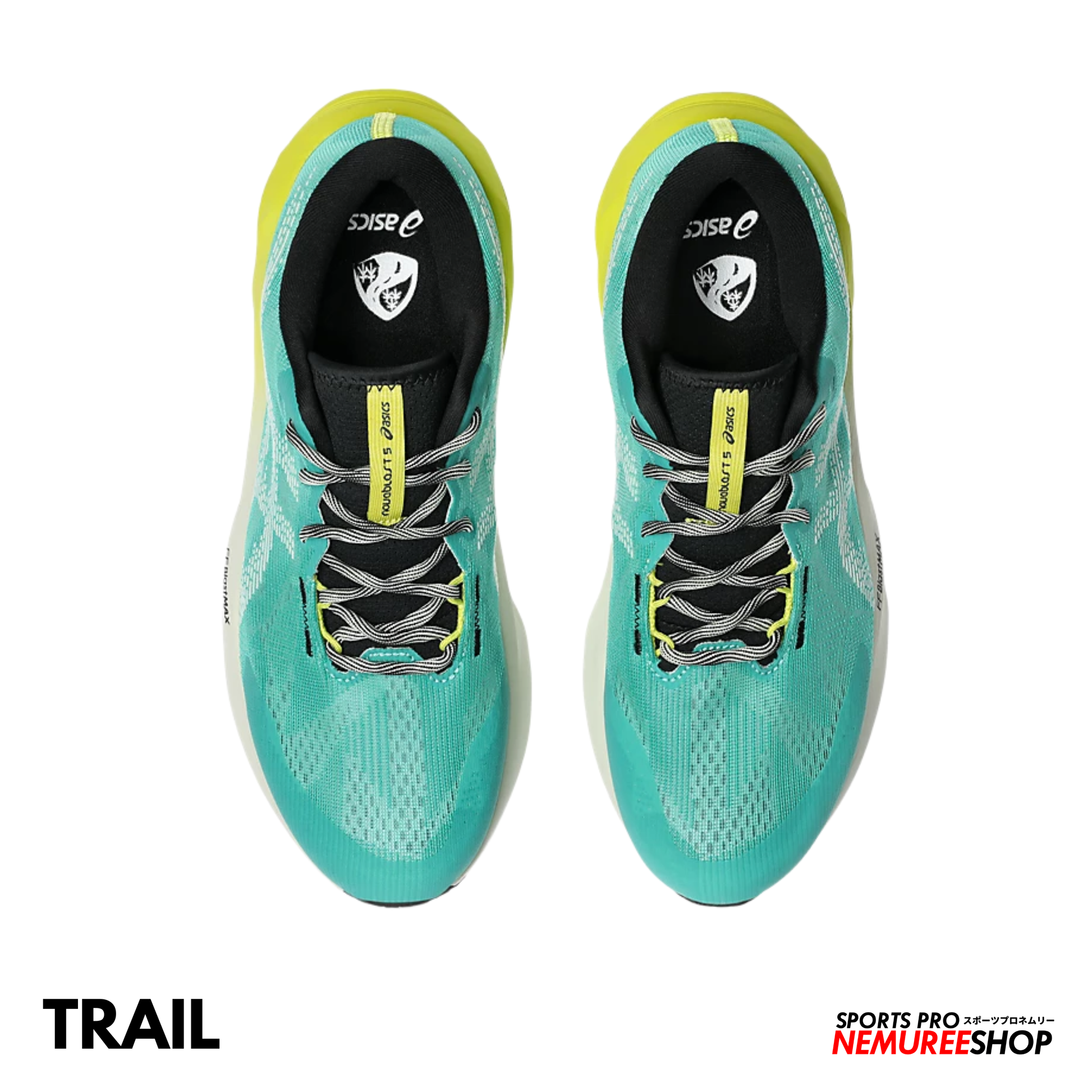 ASICS Running Shoes NOVABLAST 5 TR (AURORA GREEN/LIGHT DUST) - Nemuree Shop - Online Sports Store