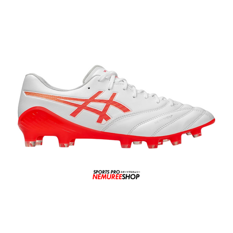 ASICS Football Shoes DS LIGHT X-FLY 6 (WHITE / FLASH RED)