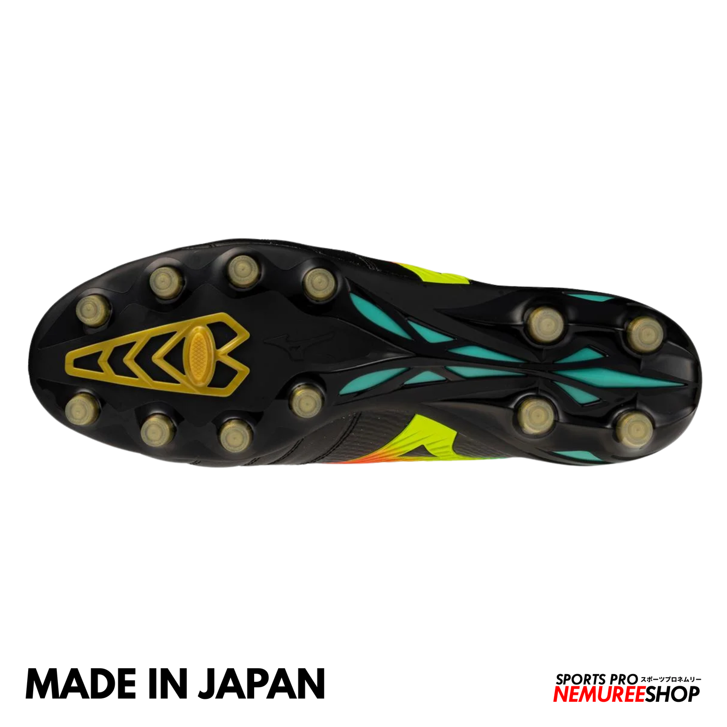 MIZUNO Football Shoes MORELIA NEO 5 BETA JAPAN (BLACK/LAVA ORANGE/ARCADIA)