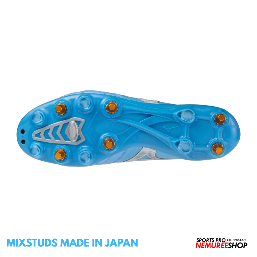 MIZUNO Football Shoes MORELIA NEO 4 JAPAN MIX (CELESTE / WHITE / ULTRAMARINE)