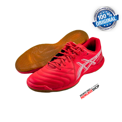 ASICS Futsal Shoes CALCETTO WD 9 (CLASSIC RED/WHITE) - Nemuree Shop - Online Sports Store