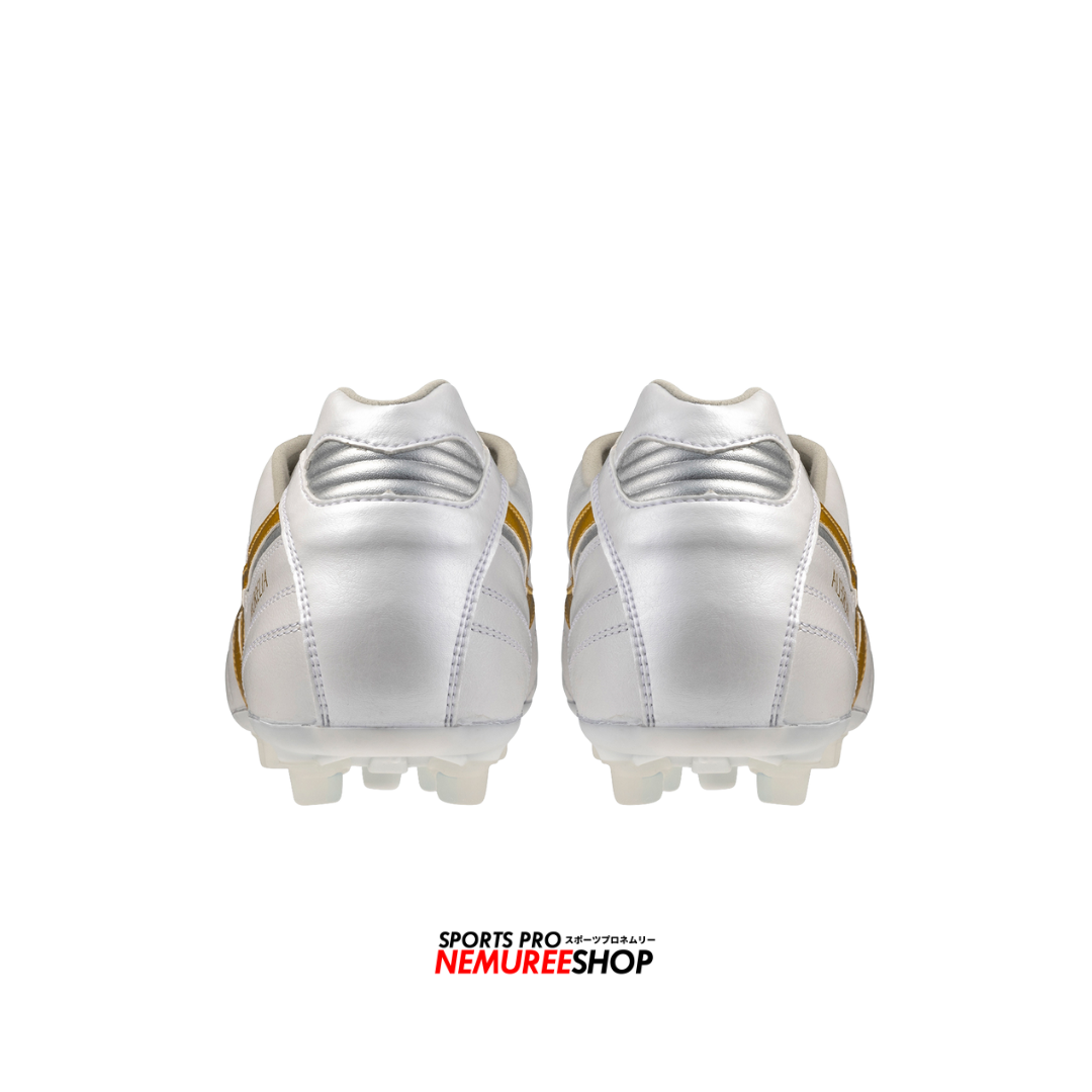 MIZUNO Football Shoes MORELIA 2 ELITE AG (WHITE / GOLD)