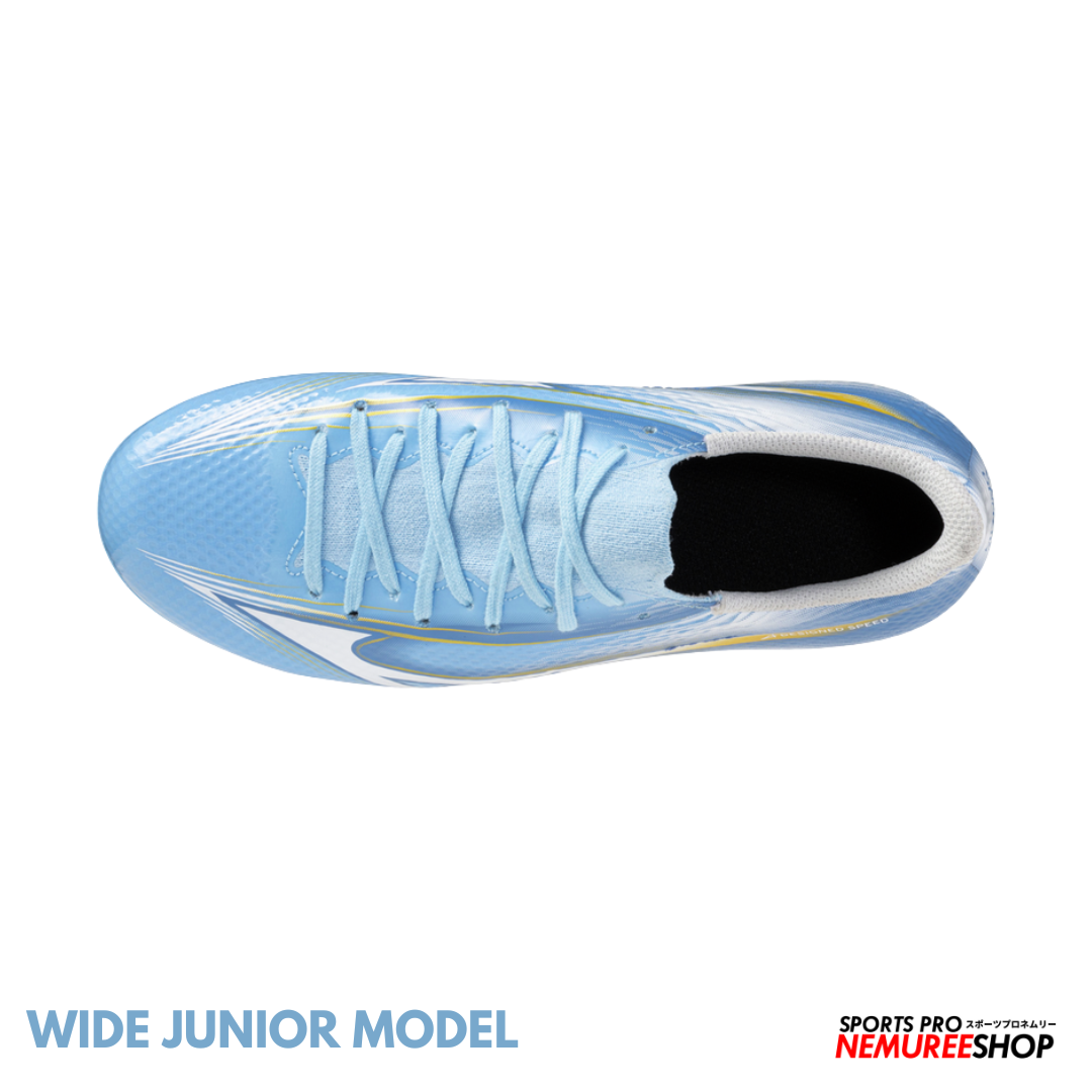 MIZUNO Football Shoes ALPHA 3 JR WIDE (CELESTE / WHITE) - Nemuree Shop - Online Sports Store