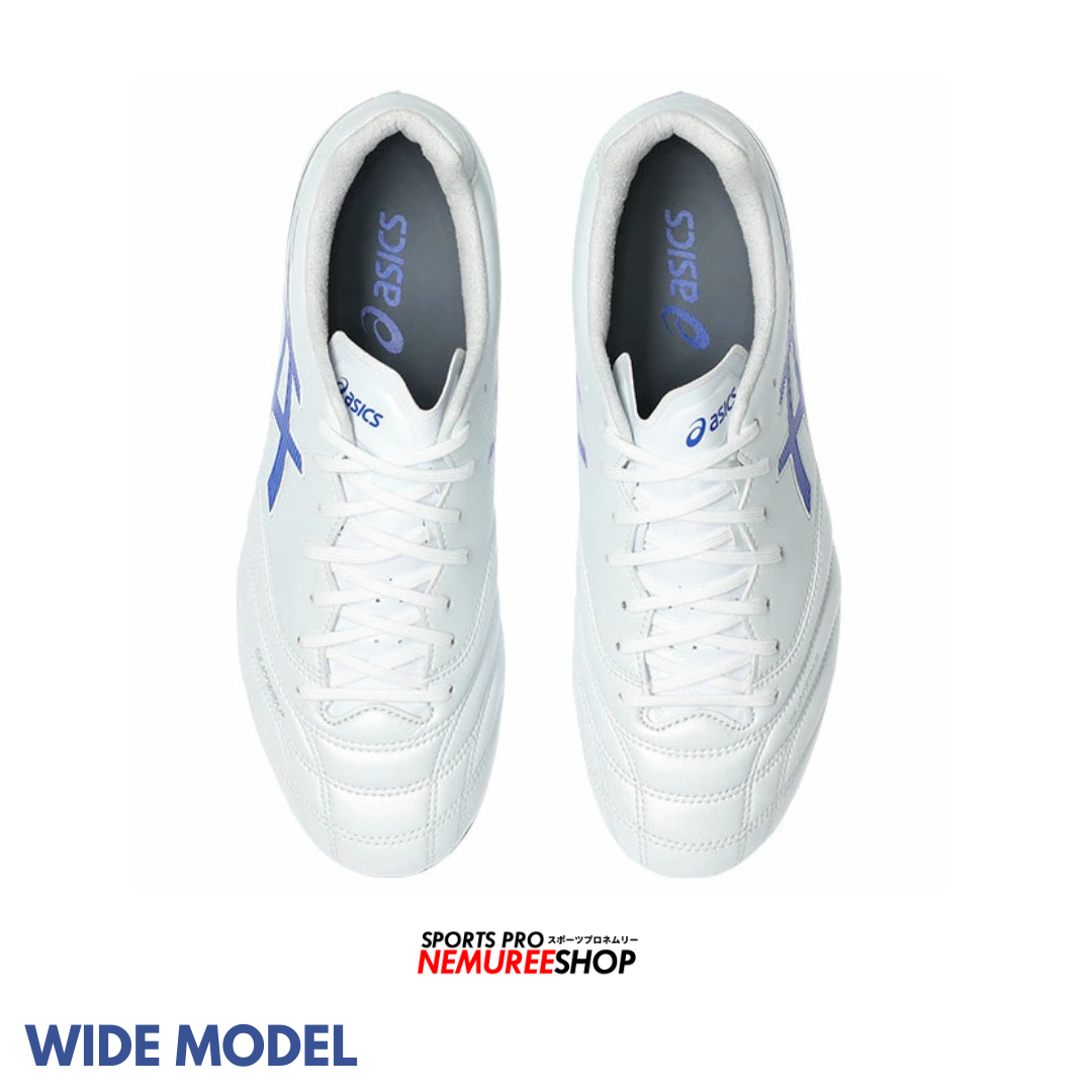 ASICS Football Shoes DS LIGHT PRO WIDE (WHITE/ASICS BLUE) - Nemuree Shop - Online Sports Store