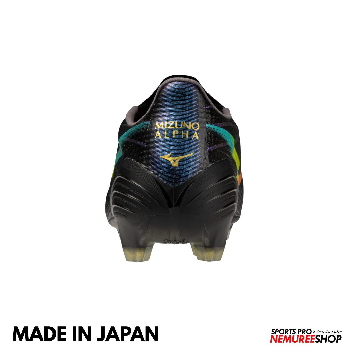 MIZUNO Football Shoes ALPHA 3 JAPAN (BLACK/LAVA ORANGE/EVENING PRIMROSE)