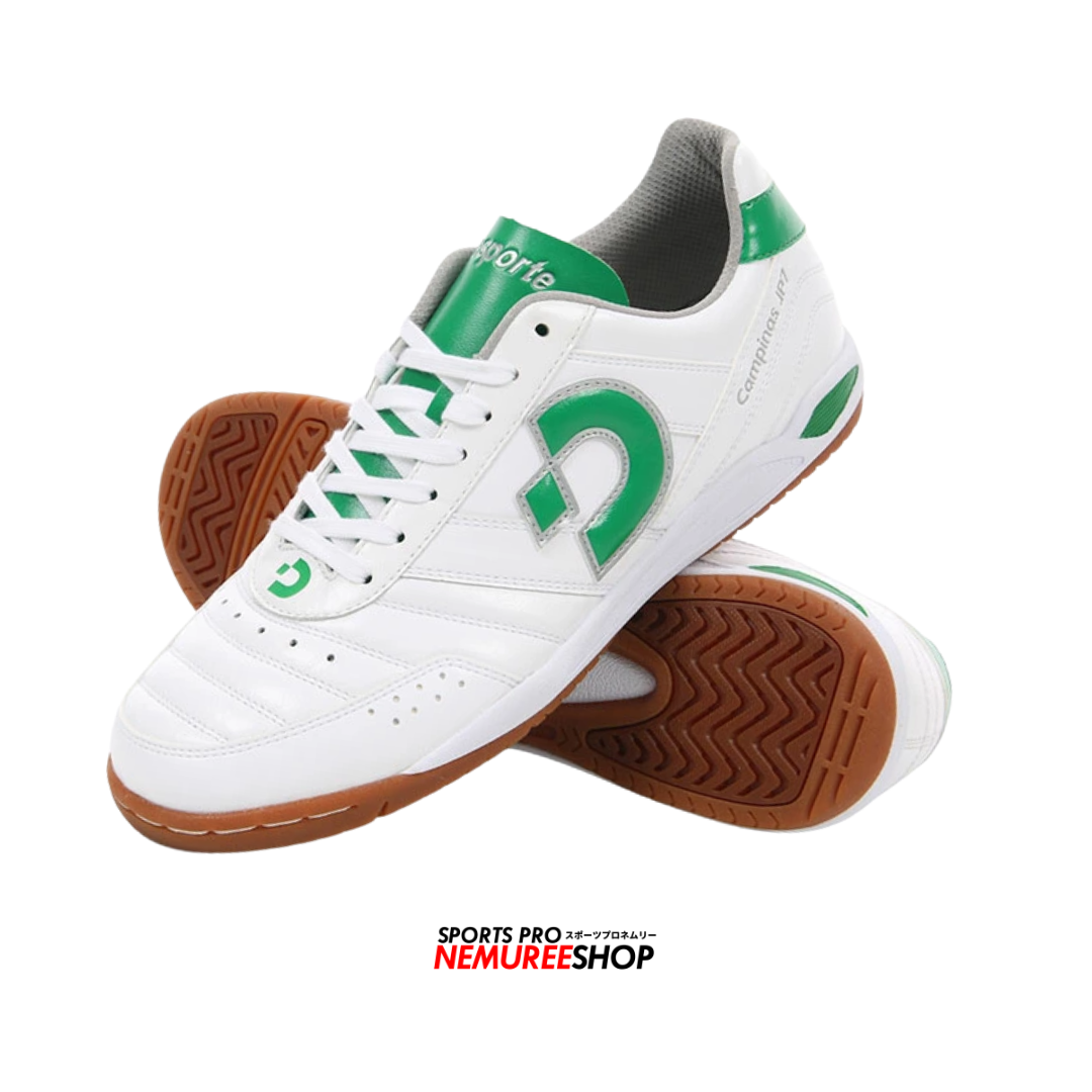 DESPORTE Futsal Shoes CAMPINAS JP7 (WHITE/GREEN) - Nemuree Shop - Online Sports Store