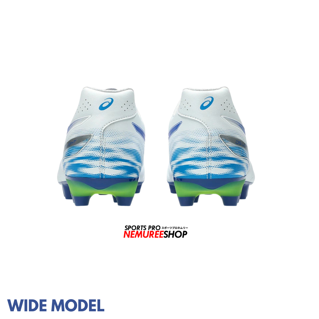 ASICS Football Shoes DS LIGHT PRO WIDE (WHITE/ASICS BLUE) - Nemuree Shop - Online Sports Store