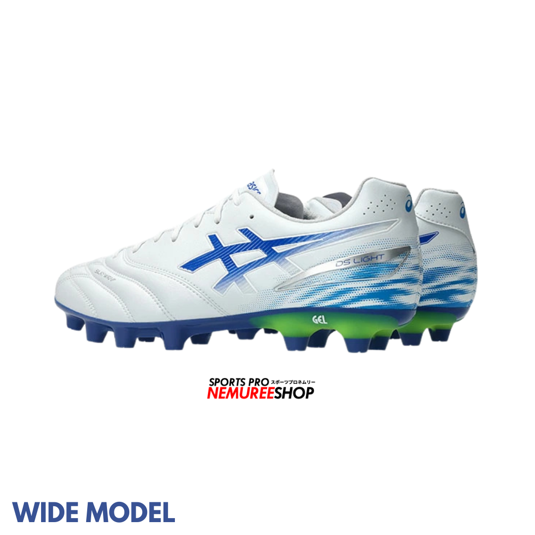 ASICS Football Shoes DS LIGHT PRO WIDE (WHITE/ASICS BLUE) - Nemuree Shop - Online Sports Store