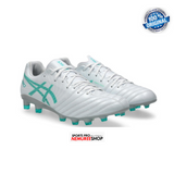 ASICS Soccer Shoes DS LIGHT X-FLY PRO 2 (WHITE/SEA GLASS) - Nemuree Shop - Online Sports Store