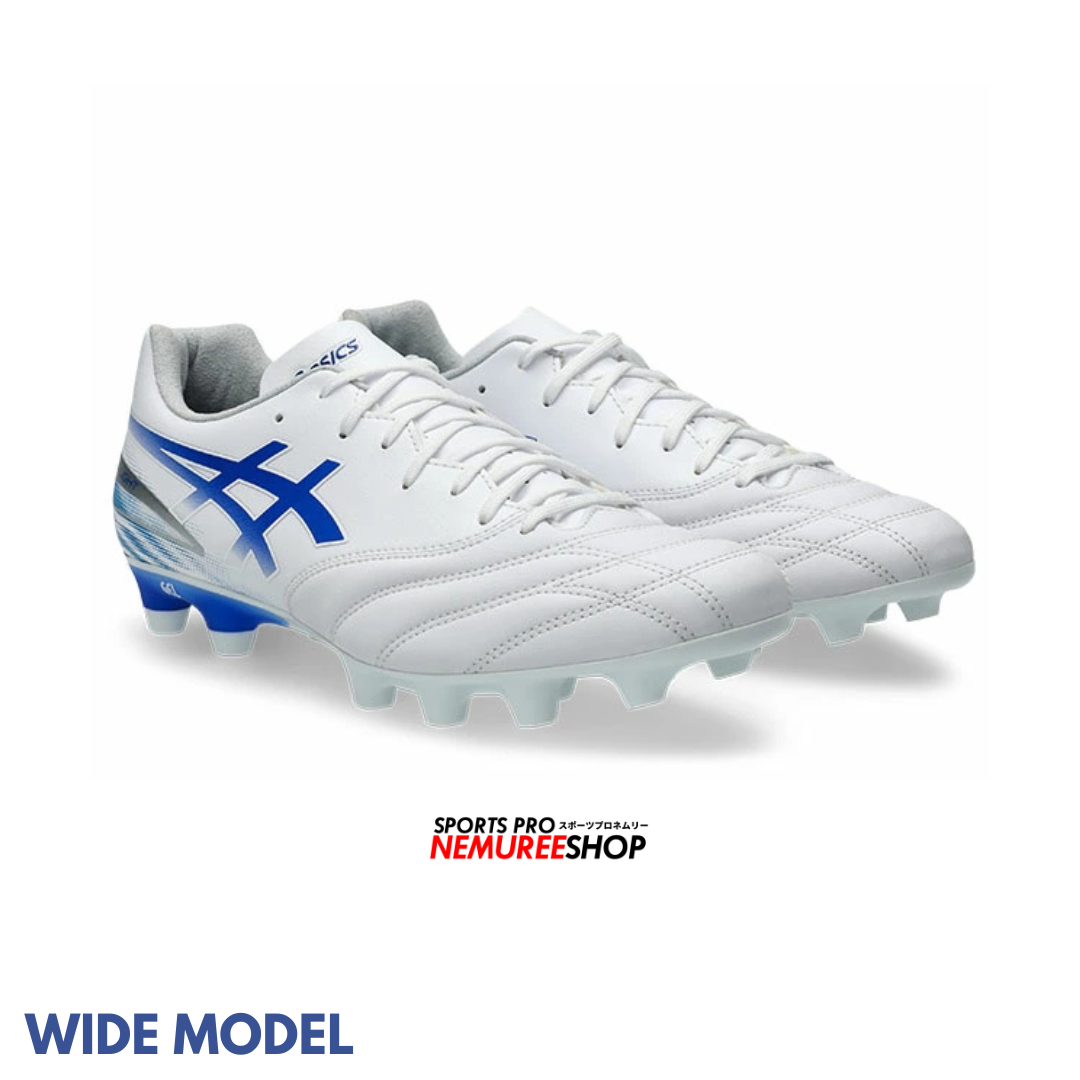 ASICS Football Shoes DS LIGHT ADVANCE WIDE (WHITE/ASICS BLUE) - Nemuree Shop - Online Sports Store