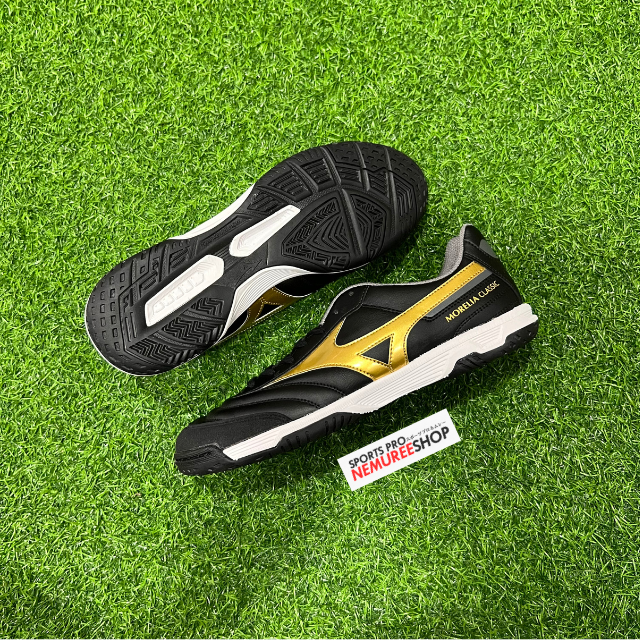MIZUNO Futsal Shoes MORELIA SALA CLASSIC IN (BLACK/GOLD) Nemuree