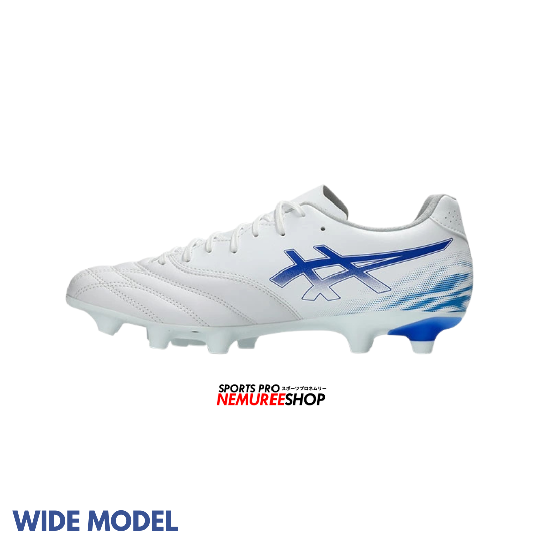ASICS Football Shoes DS LIGHT ADVANCE WIDE (WHITE/ASICS BLUE) - Nemuree Shop - Online Sports Store