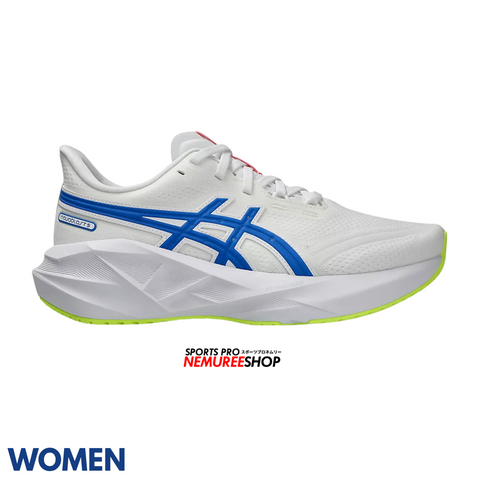 ASICS Women Running Shoes NOVABLAST 5 WOMEN (WHITE/TUNA BLUE)