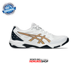 ASICS Indoor Shoes GEL-ROCKET 11 (WHITE/PURE GOLD) - Nemuree Shop - Online Sports Store