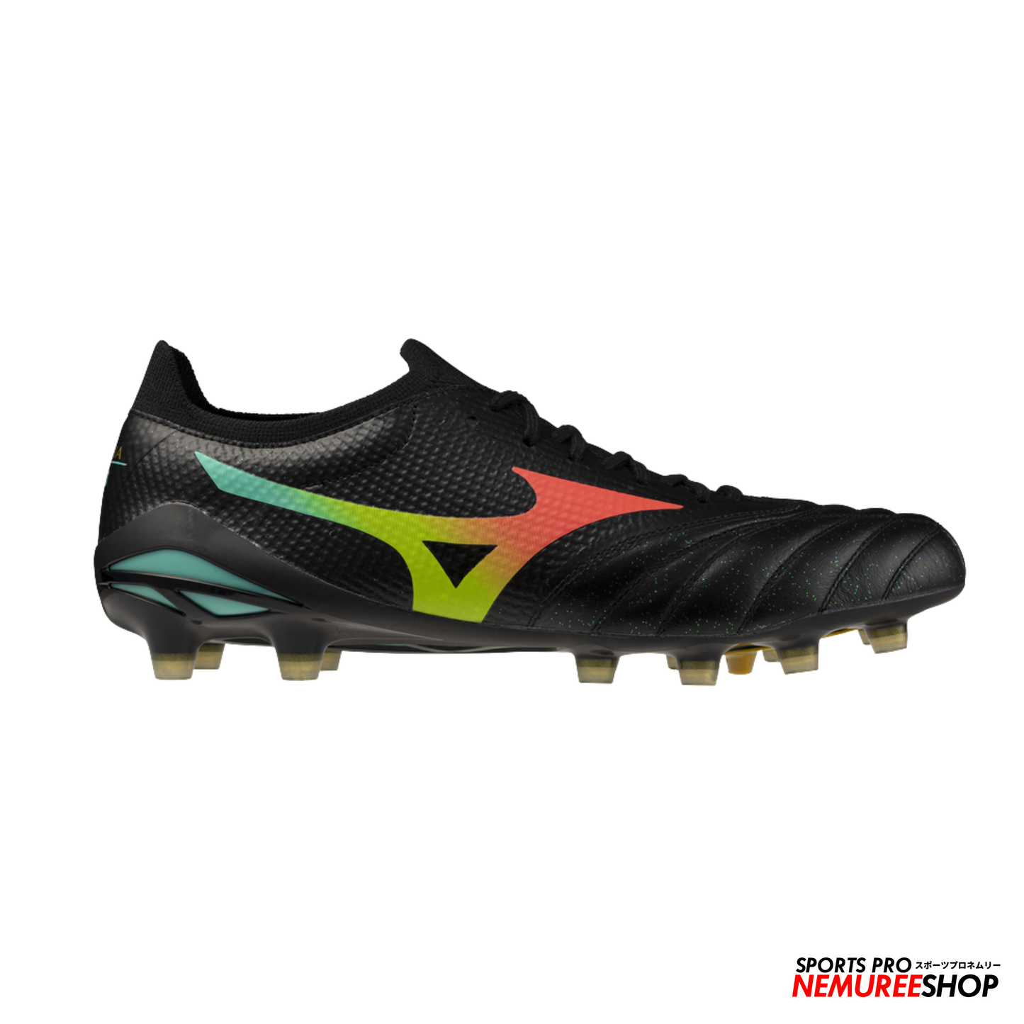 MIZUNO Football Shoes MORELIA NEO 5 BETA ELITE (BLACK/LAVA ORANGE/ARCADIA)
