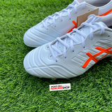 ASICS Soccer Shoes DS LIGHT CLUB (WHITE/SHOCKING ORANGE) - Sports Pro Nemuree Shop - Online Sports Store