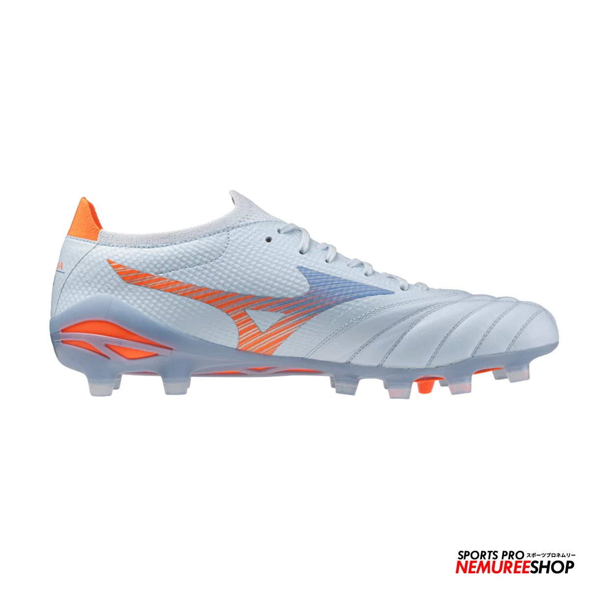 MIZUNO Football Shoes MORELIA NEO 5 BETA ELITE (BLUE FINCH/CORNFLOWER BLUE/LAVA ORANGE)