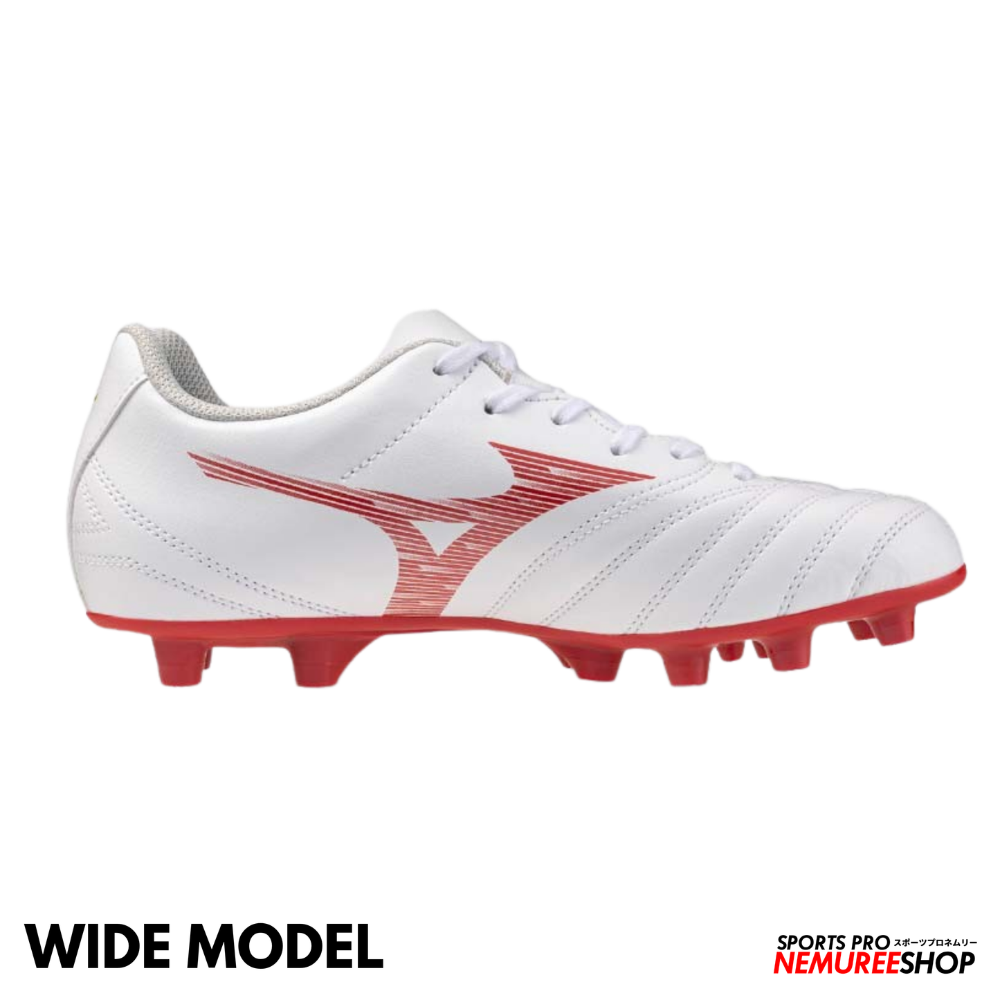 MIZUNO Football Shoes MONARCIDA NEO 3 SELECT WIDE (WHITE/MORELIA 40TH RED)