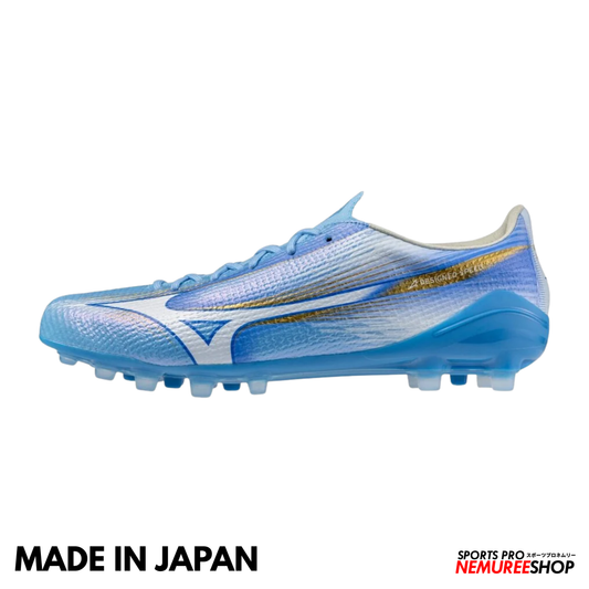 MIZUNO Football Shoes ALPHA 3 JAPAN AG (CELESTE/WHITE)