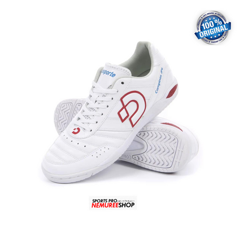 DESPORTE Futsal Shoes CAMPINAS JP6 (WHITE/RED) - Nemuree Shop - Online Sports Store