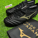 MIZUNO Soccer Shoes MORELIA NEO 4 BETA JAPAN (BLACK/GOLD) - Sports Pro Nemuree Shop - Online Sports Store