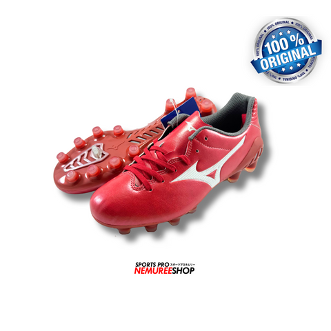 MIZUNO Soccer Shoes MONARCIDA NEO 2 PRO JR (RED/WHITE) - Nemuree Shop - Online Sports Store