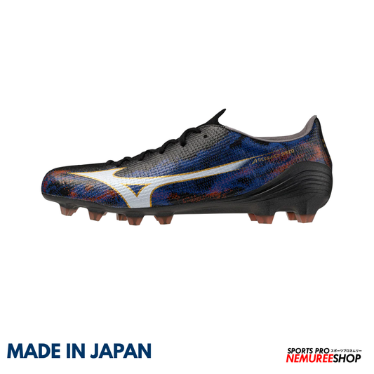MIZUNO Football Shoes ALPHA 3 JAPAN (BLACK / ANCIENT WATER)