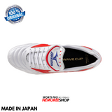 MIZUNO Football Shoes WAVE CUP SS JAPAN (SUPER WHITE PEARL/RED) - Nemuree Shop - Online Sports Store