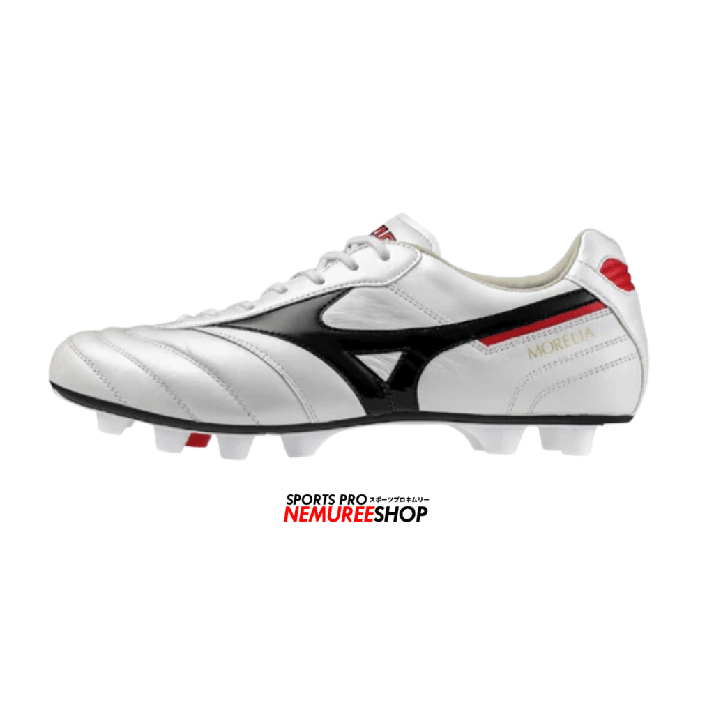MIZUNO Football Shoes MORELIA 2 ELITE (WHITE/BLACK/CHINESE RED)