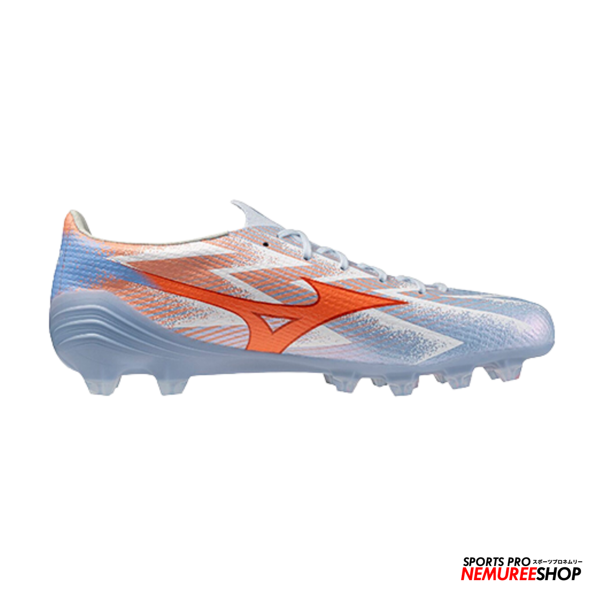 MIZUNO Football Shoes ALPHA 3 ELITE (BLUE FINCH/CORNFLOWER BLUE/LAVA ORANGE)
