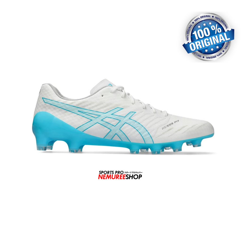 ASICS Soccer Shoes DS LIGHT ACROS 2 (WHITE/AQUARIUM) - Nemuree Shop - Online Sports Store