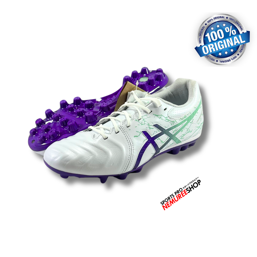 ASICS Soccer Shoes DS LIGHT AG (WHITE/GRAPE JAM) - Nemuree Shop - Online Sports Store