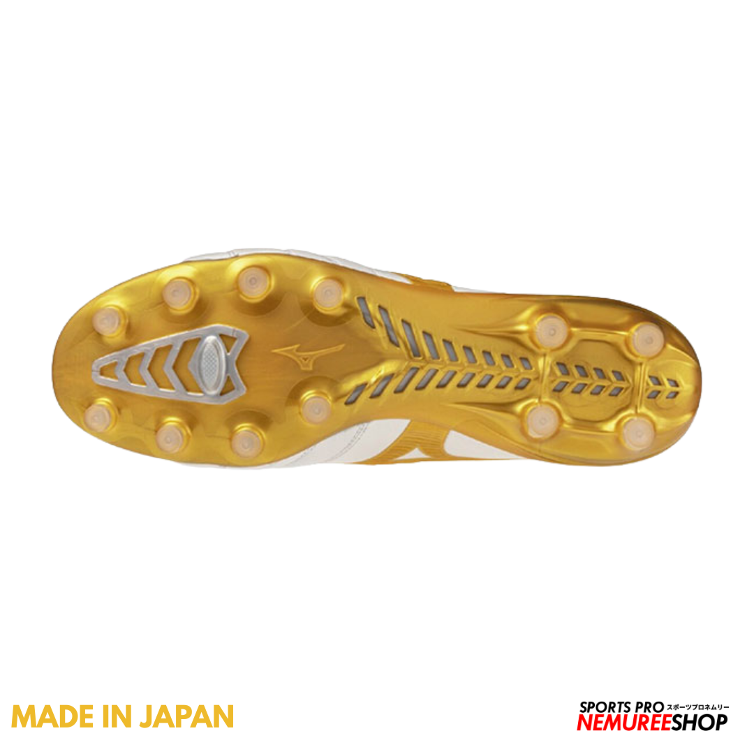 MIZUNO Football Shoes MORELIA NEO 4 JAPAN (WHITE / GOLD)