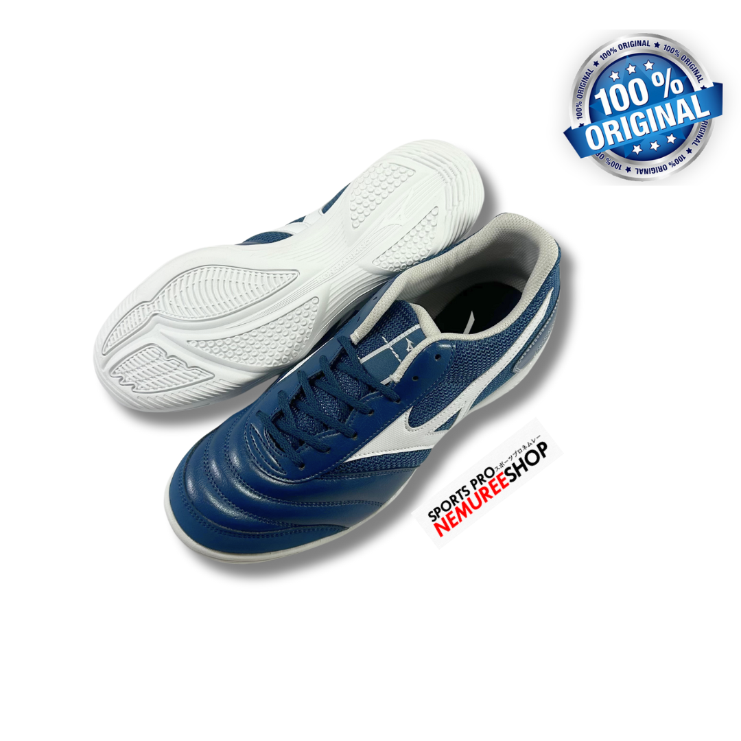 MIZUNO Futsal Shoes MRL SALA CLUB IN (SAILOR BLUE/WHITE) - Nemuree Shop - Online Sports Store