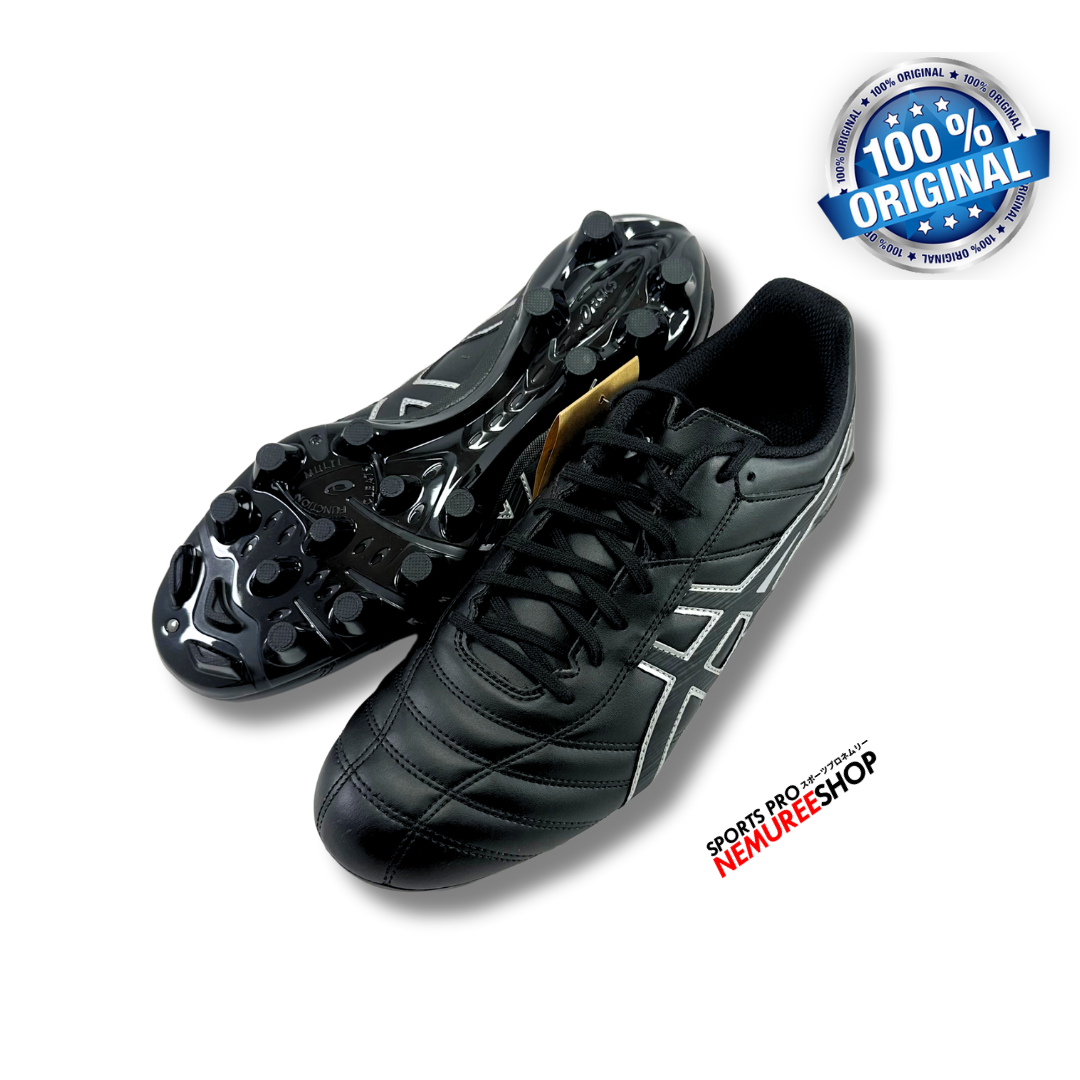 ASICS Soccer Shoes LETHAL SPEED RS ( BLACK/PURE SILVER) - Nemuree Shop - Online Sports Store