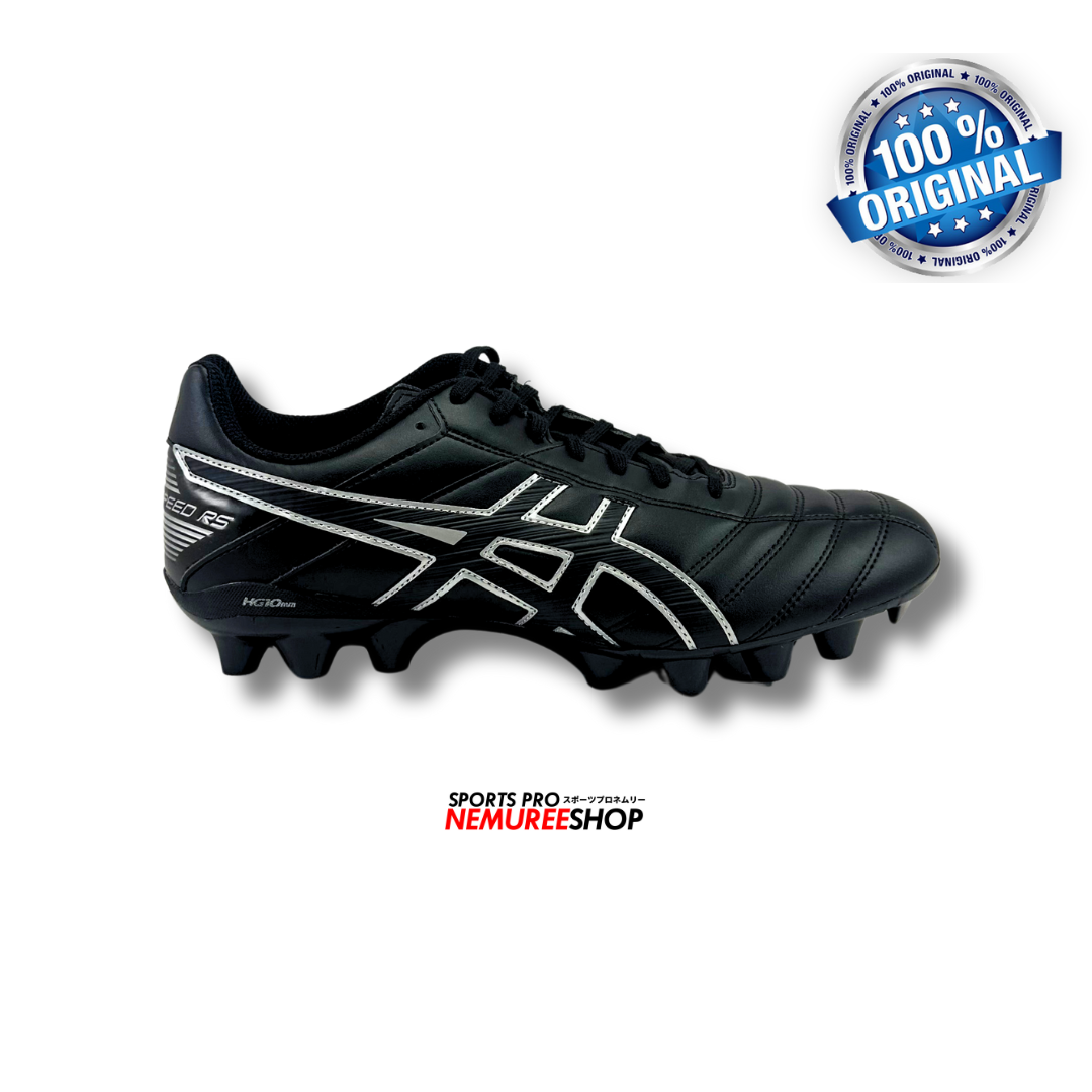 ASICS Soccer Shoes LETHAL SPEED RS ( BLACK/PURE SILVER) - Nemuree Shop - Online Sports Store