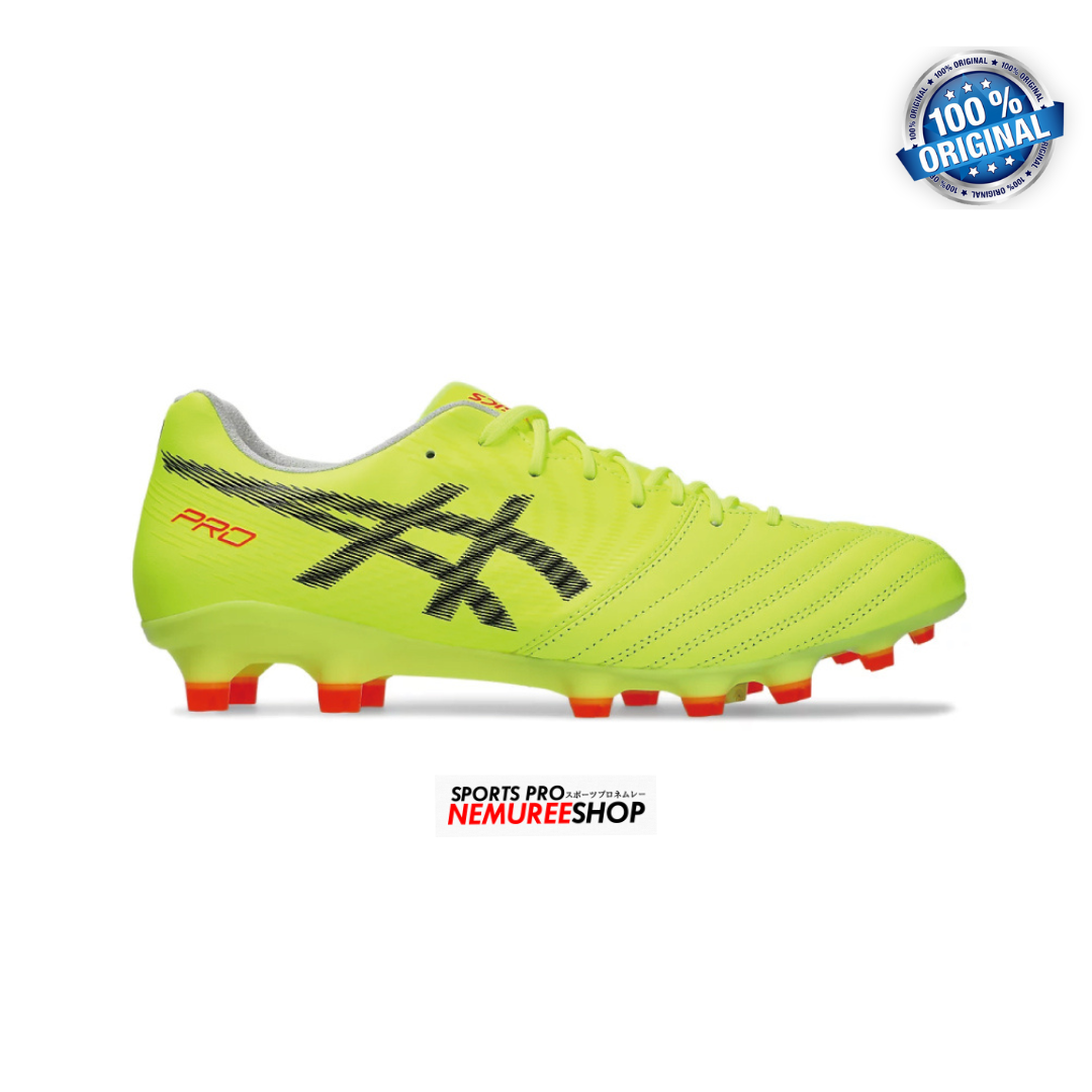 ASICS Soccer Shoes DS LIGHT X-FLY PRO 2 PARIS (SAFETY YELLOW/BLACK) - Nemuree Shop - Online Sports Store