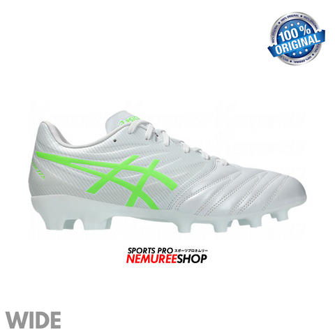 ASICS Football Shoes ULTREZZA CLUB 3 WIDE (WHITE/GREEN GECKO) - Nemuree Shop - Online Sports Store