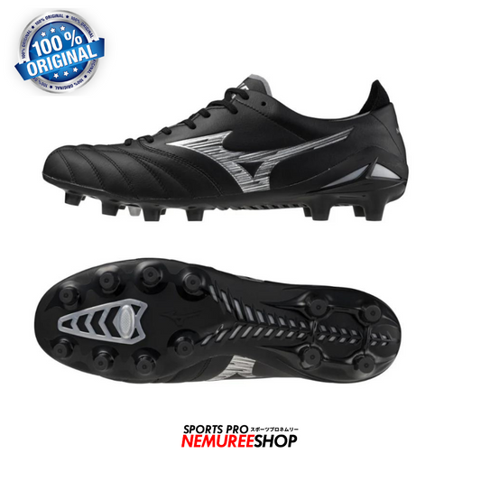 MIZUNO Football Shoes MORELIA NEO 4 ELITE (BLACK/GALAXY SILVER) - Nemuree Shop - Online Sports Store