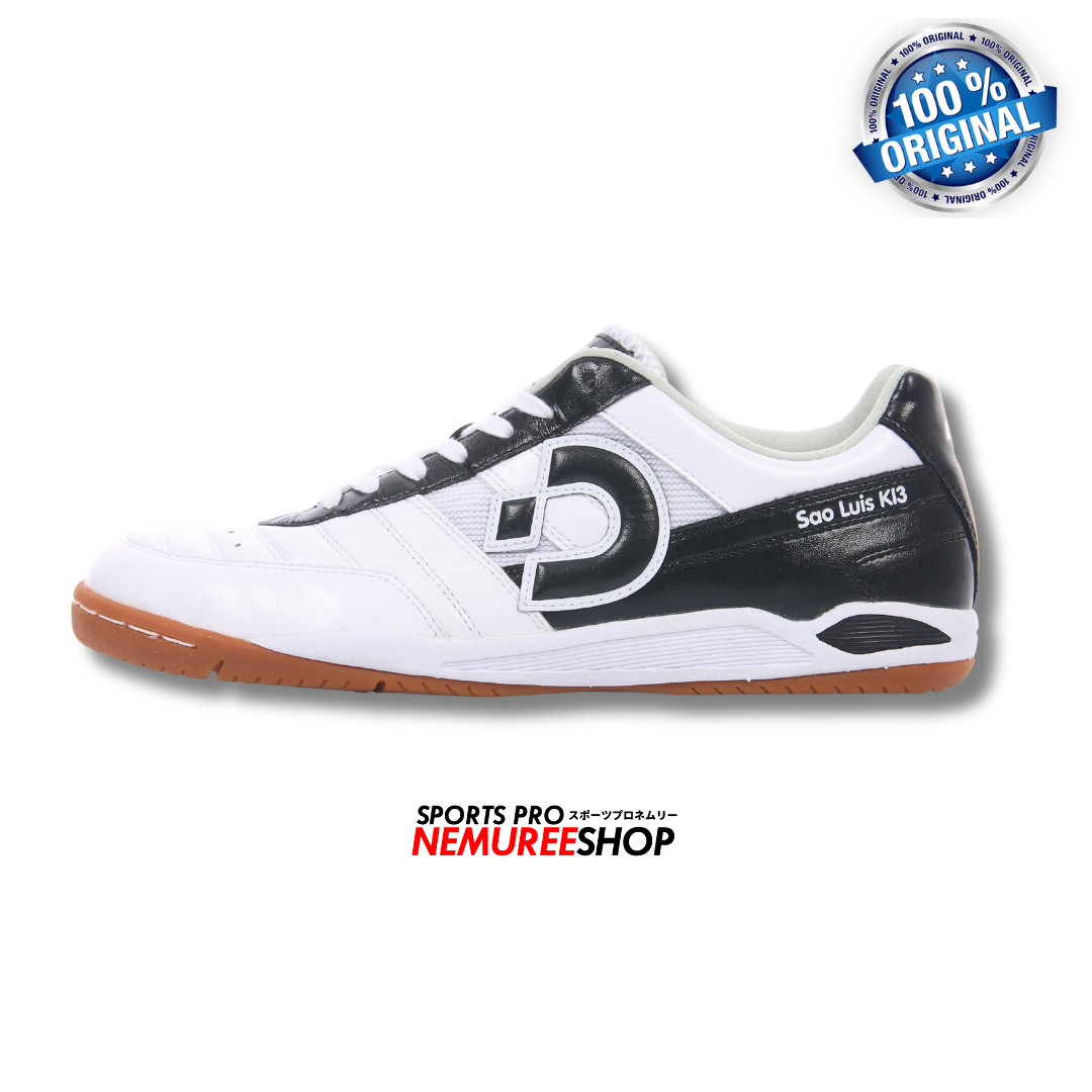 DESPORTE Futsal Shoes SAO LUIS KI 3 (WHITE/BLACK) – Nemuree Shop DESPORTE Futsal Shoes SAO LUIS KI 3 (WHITE/BLACK) – Nemuree Shop