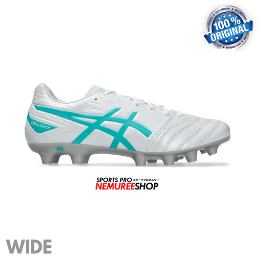 ASICS Football Shoes DS LIGHT CLUB WIDE (WHITE/SEA GLASS) - Nemuree Shop - Online Sports Store