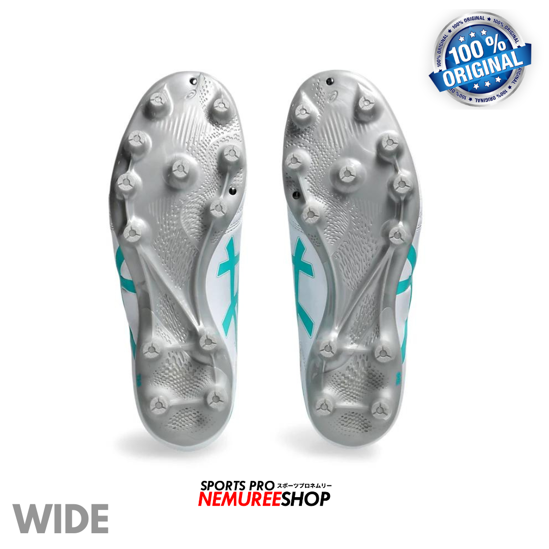 ASICS Football Shoes DS LIGHT CLUB WIDE (WHITE/SEA GLASS) - Nemuree Shop - Online Sports Store
