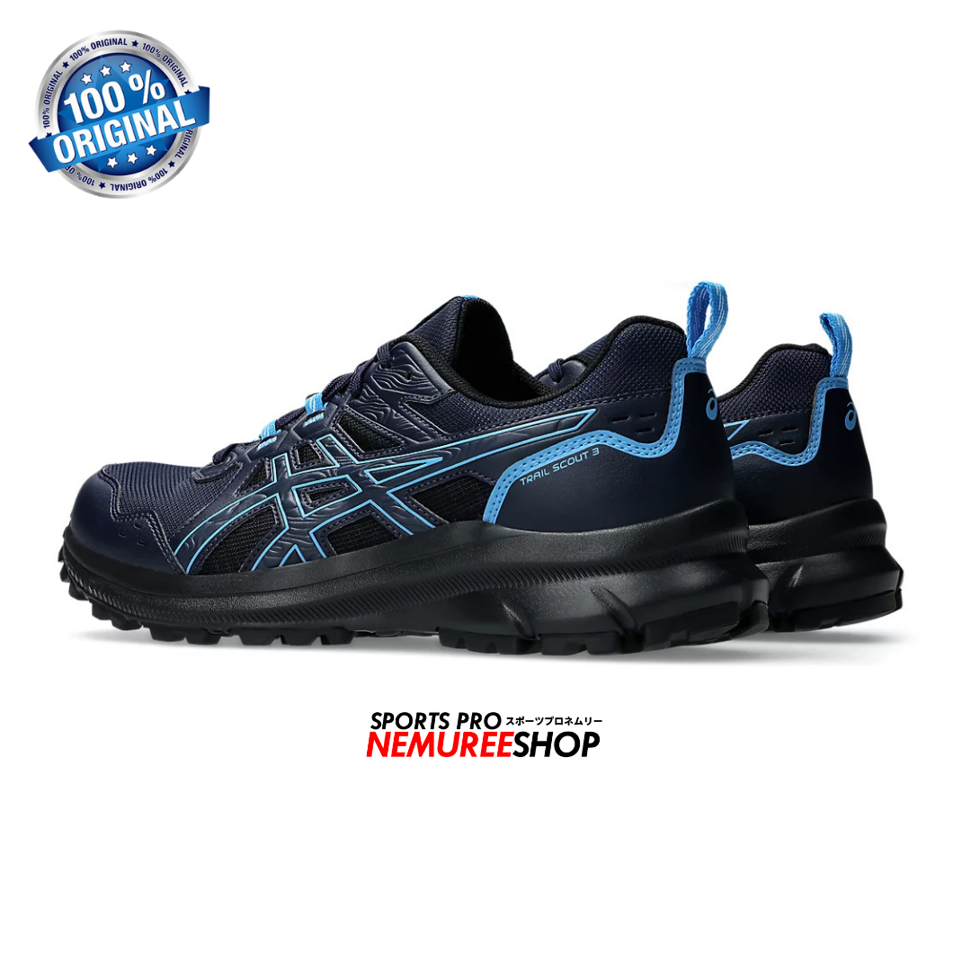 ASICS Trail`s Running Shoes TRAIL SCOUT 3 (MIDNIGHT/LIGHT BLUE) - Nemuree Shop - Online Sports Store