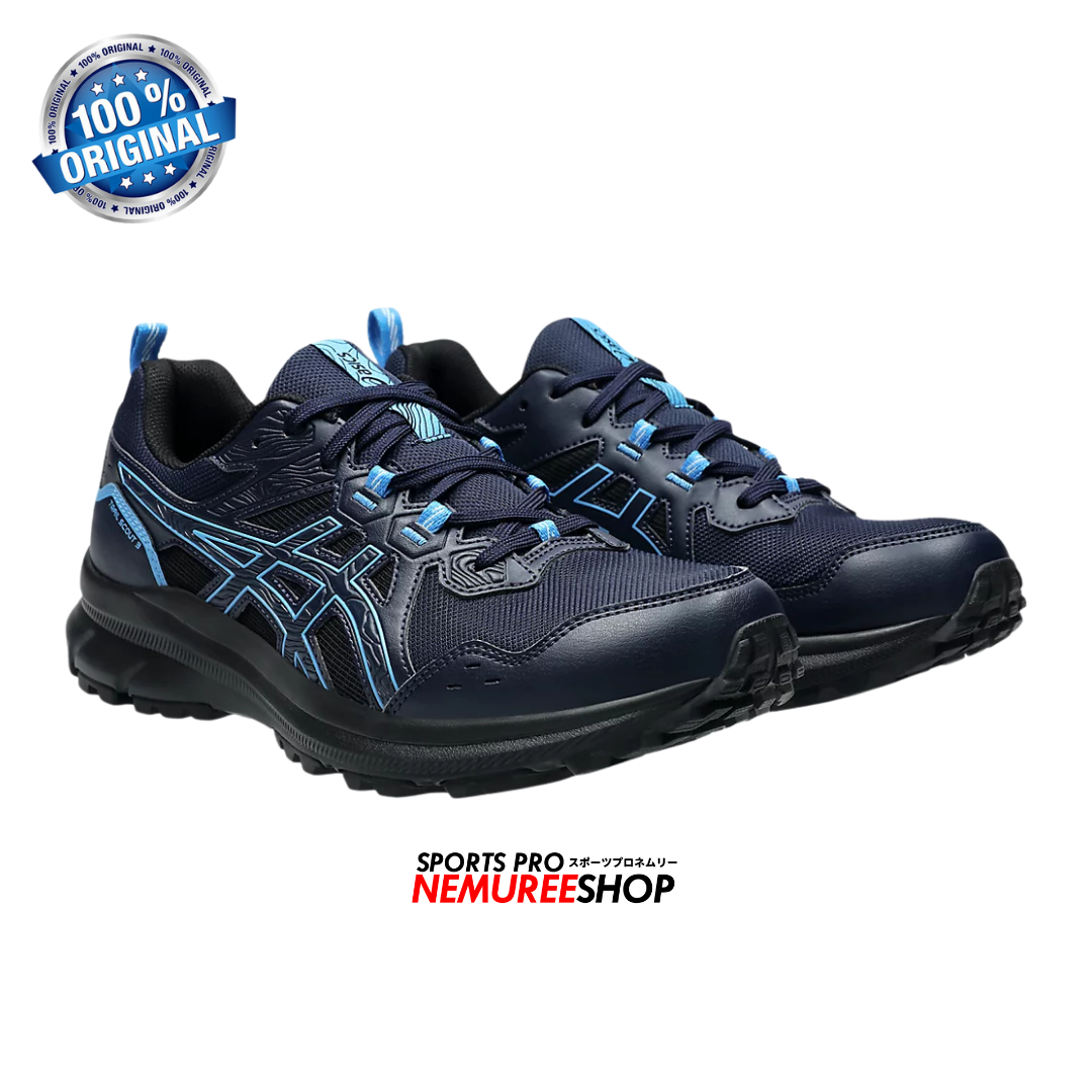 ASICS Trail`s Running Shoes TRAIL SCOUT 3 (MIDNIGHT/LIGHT BLUE) - Nemuree Shop - Online Sports Store