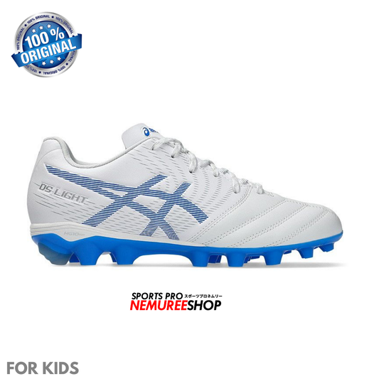 ASICS Football Shoes DS LIGHT JR GS (WHITE/BLUE) - Nemuree Shop - Online Sports Store