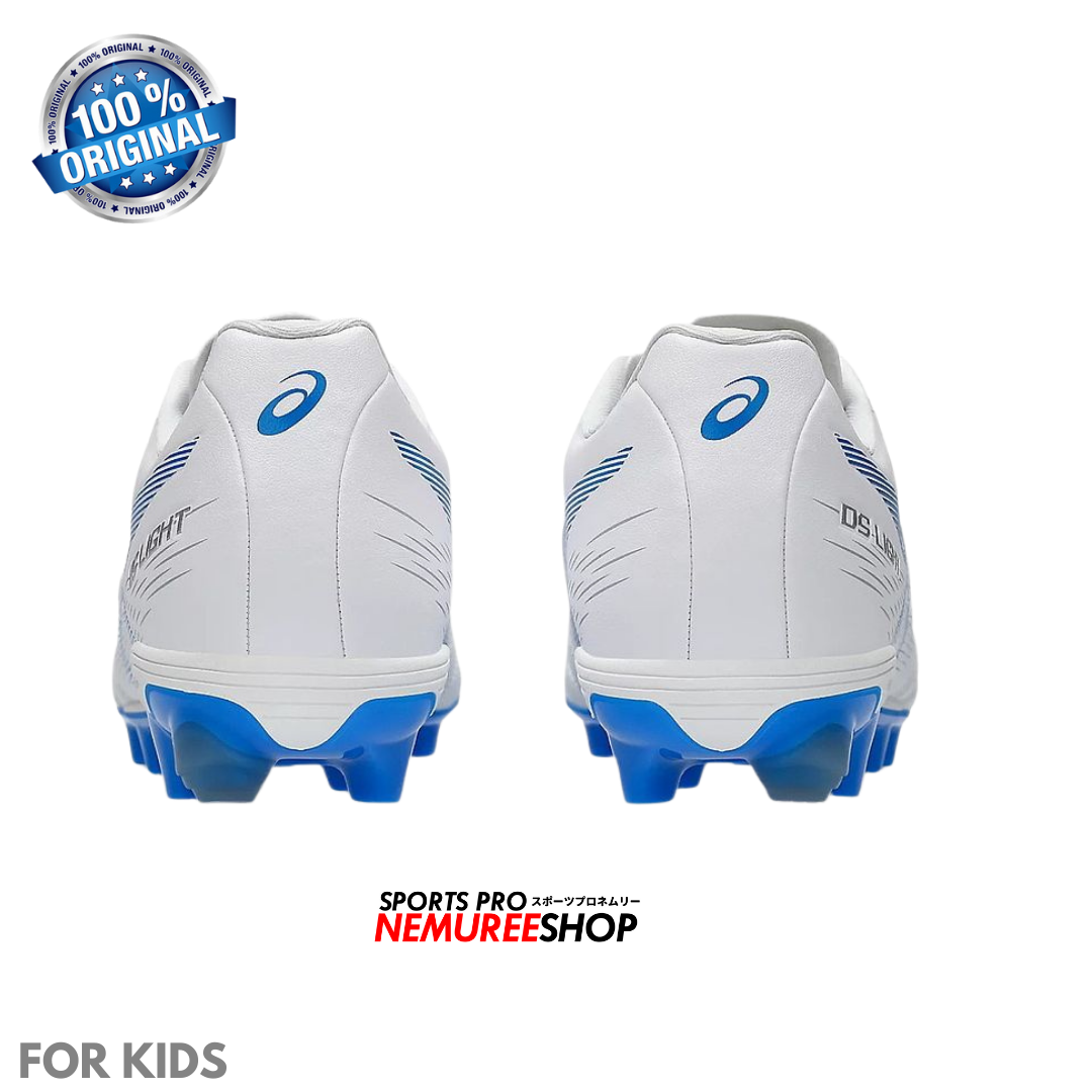 ASICS Football Shoes DS LIGHT JR GS (WHITE/BLUE) - Nemuree Shop - Online Sports Store