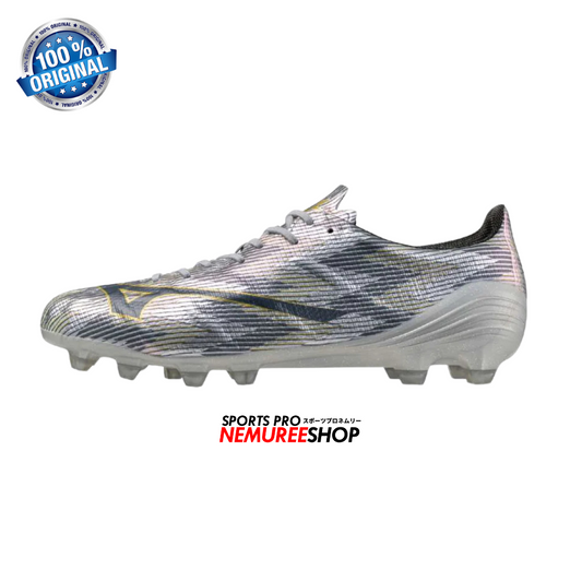 MIZUNO Football Shoes ALPHA 2 ELITE  (GALAXY SILVER/8605C/GOLD) - Nemuree Shop - Online Sports Store
