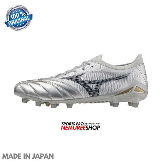 MIZUNO Football Shoes MORELIA NEO 4 BETA JAPAN (GALAXY SILVER/GOLD/8605C) - Nemuree Shop - Online Sports Store